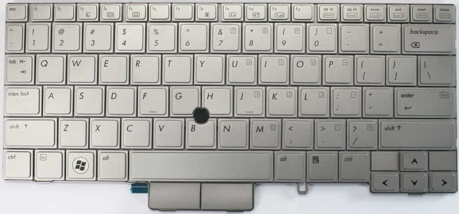 Keyboard for HP elitebook 2730p 2740p 2760p silver MP-09B68PA64421 - Image 2