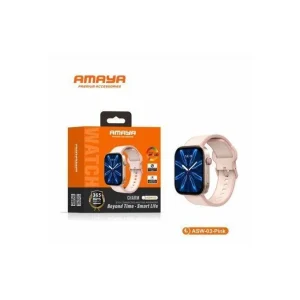 AMAYA Freedom ASW-03 Smart Watch with AMOLED display, Bluetooth calling, and health monitoring