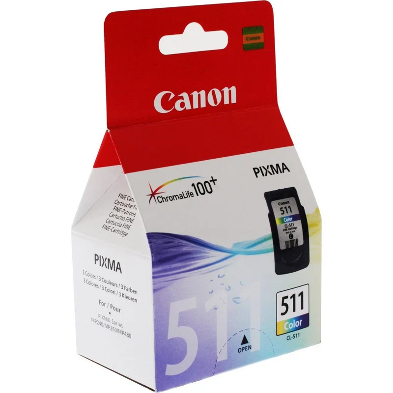 Canon CL-511 genuine tri-colour ink cartridge for Canon PIXMA printers — available in Nairobi, Kenya