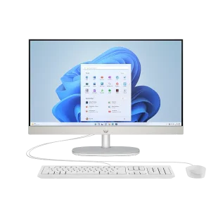 HP 24-cr0125nh All-in-One PC Intel Core i7-1355U 8GB RAM 512GB SSD 23.8-inch Full HD IPS Touchscreen Shell White