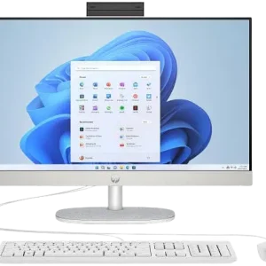 HP 27-CR1002 All-In-One Desktop Computer Intel Core Ultra 7 155U 16GB RAM 512GB SSD 27-inch Full HD IPS Display White