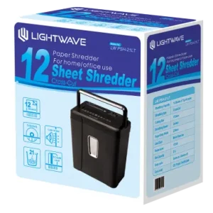 Lightwave LW PSH-21LT 12-sheet cross-cut paper and CD shredder for sale in Nairobi Kenya