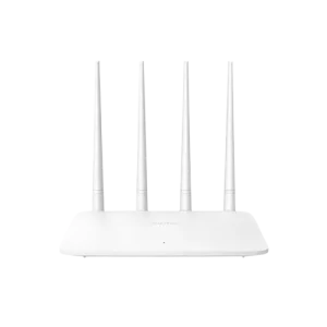 Tenda F6 Wireless N300 Easy Setup Router with four high-gain antennas