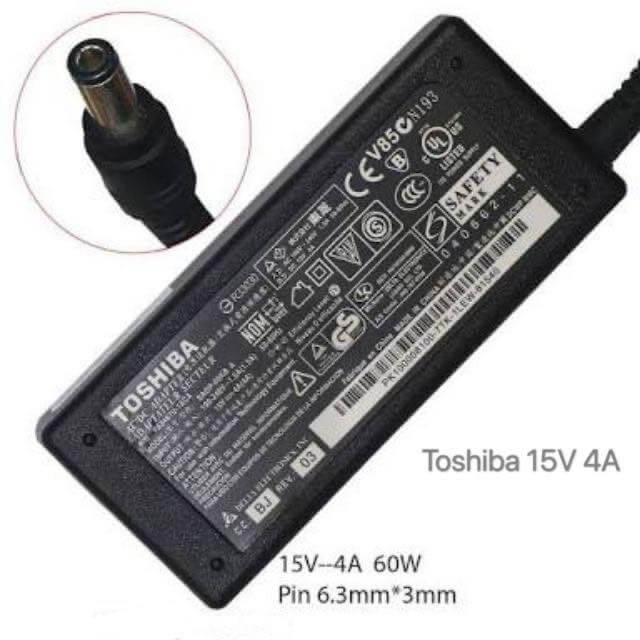 Toshiba 15V 4A 75W 6.3*3.0mm Pin in Nairobi