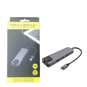 Usb Type-C to HDMI 5-in-1 USB-C multiport hub with HDMI USB SD card reader Kenya