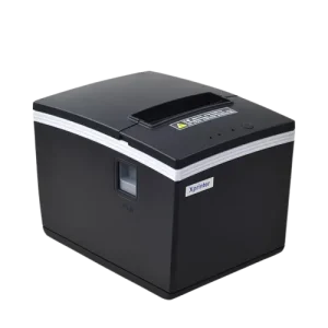 XPrinter XP-E200L 80mm POS thermal receipt printer with USB and LAN connectivity