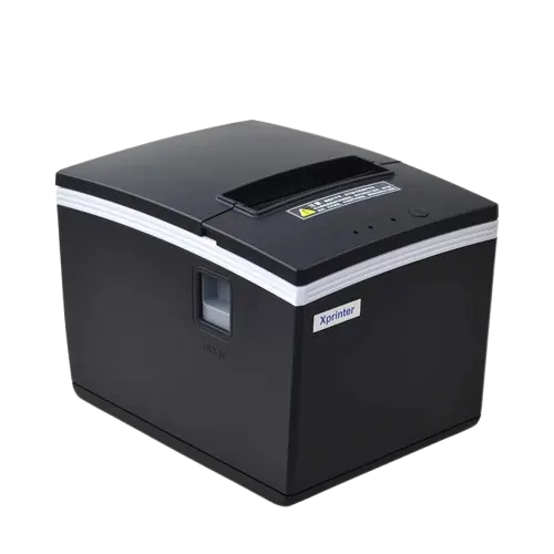 XPrinter XP-E200L 80mm POS thermal receipt printer with USB and LAN connectivity