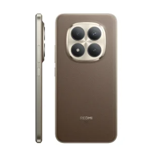 Redmi Note 15 Pro Plus 5G in Glacier Blue showing curved AMOLED display and 200MP triple camera