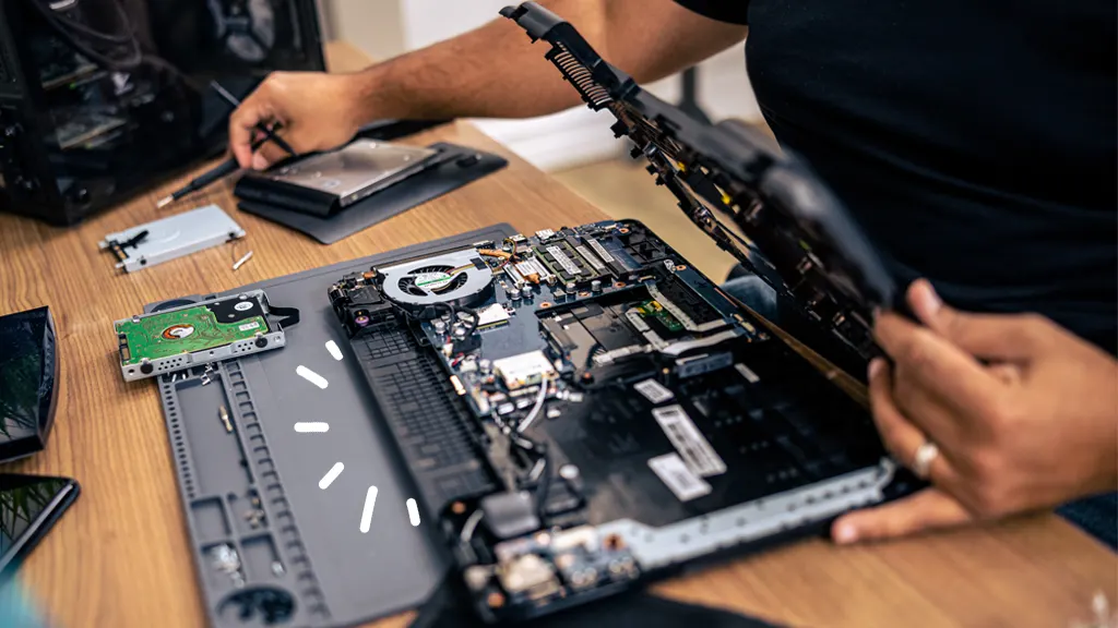 Professional computer repair technician at Jlite Technologies Nairobi