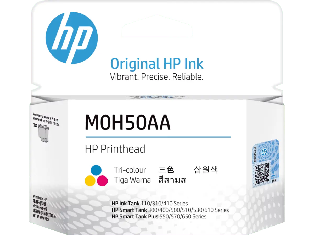 HP M0H50A genuine tri-color inkjet printhead for HP Smart Tank and Ink Tank printers — available in Nairobi, Kenya