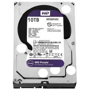 WD Purple 10TB internal surveillance hard drive for CCTV, DVR, and AI-enabled NVR systems — available in Nairobi, Kenya