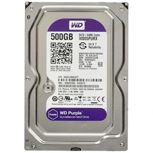 WD Purple 500GB surveillance hard drive for CCTV