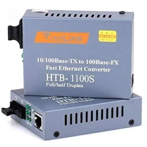 Netlink HTB-1100S-25KM 10/100Mbps single-mode fibre optic media converter